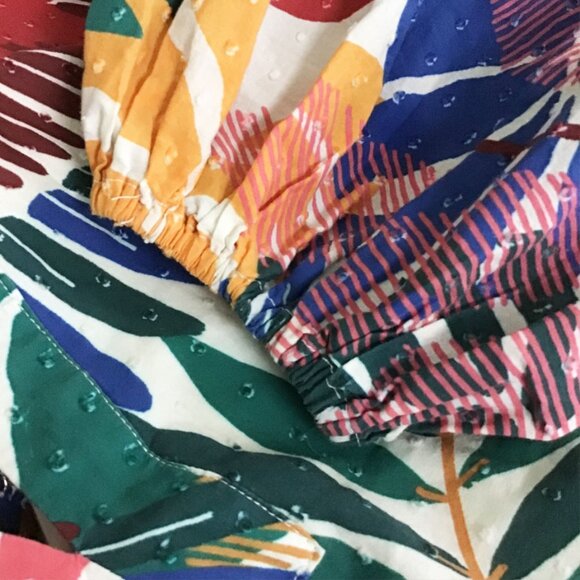 Farm Rio Off White Macaw Mini Dress NWOT - Picture 11 of 16